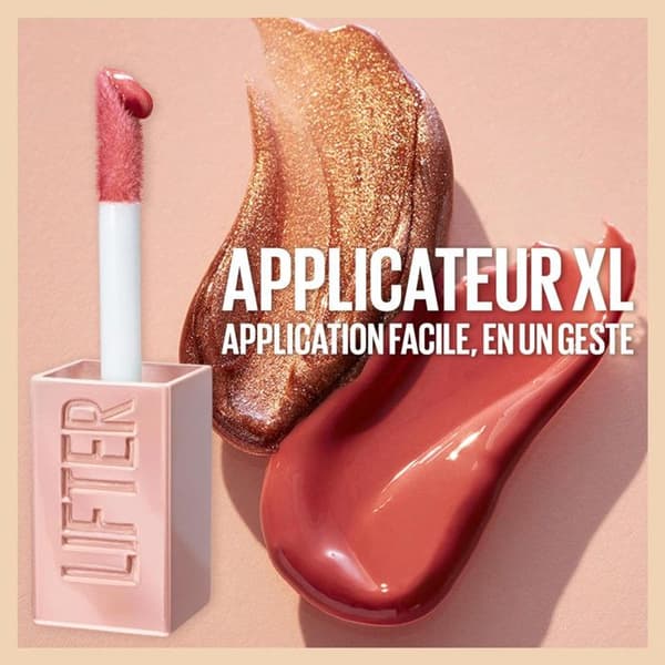 MAYBELLINE NEW YORK läppglans - Lifter - Återfuktande och fyllig effekt - 016 Rost