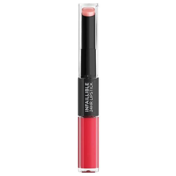 Läppstift - L'Oréal - Infaillible Duo 701 - 24h hållbarhet - Intensiv färg - Fuktgivande balm