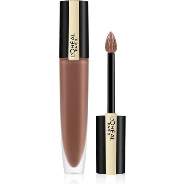 Matte Liquid Lipstick - L'Oréal Paris - Rouge Signature - Nyans: I Stand, Kakao (117) - 7 ml