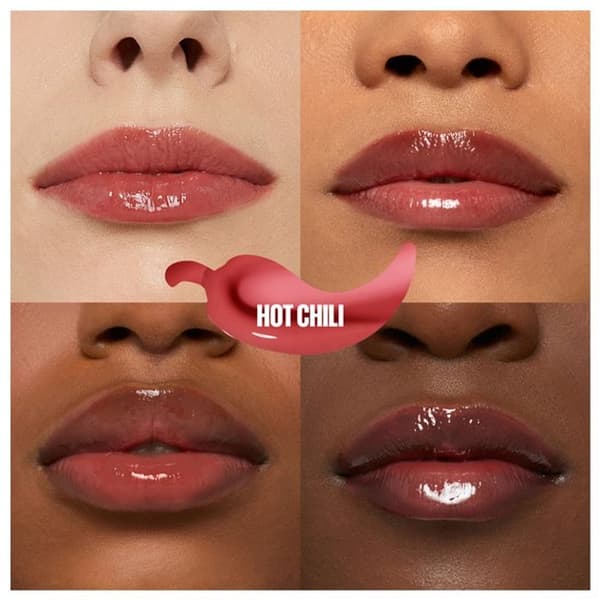 Gloss - Maybelline New York - Lifter Plump 006 Hot Chili - 5,4ml - Fylligare läppar - Återfuktande effekt