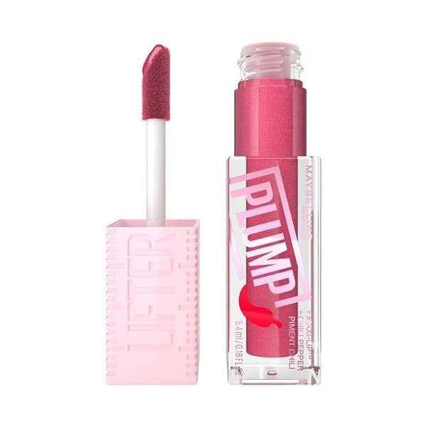 Gloss - Maybelline New York - Lifter Plump 002 Mauve Bite - 5,4ml - Fylliga läppar - Volymgivande effekt
