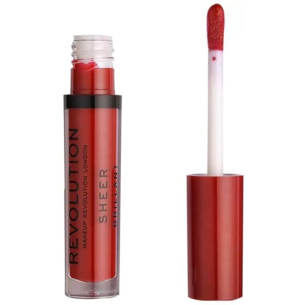 Makeup Revolution - Sheer Shiny Lip Gloss - 134 Ruby