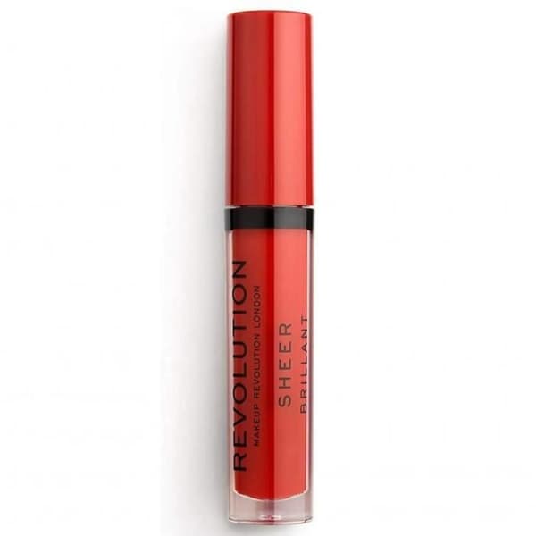 Makeup Revolution - Sheer Shiny Lip Gloss - 134 Ruby