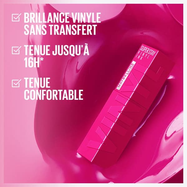 Läppstift - Maybelline New York - Superstay Vinyl Ink - 160 Sultry - 4,2ml - Vinyl effekt