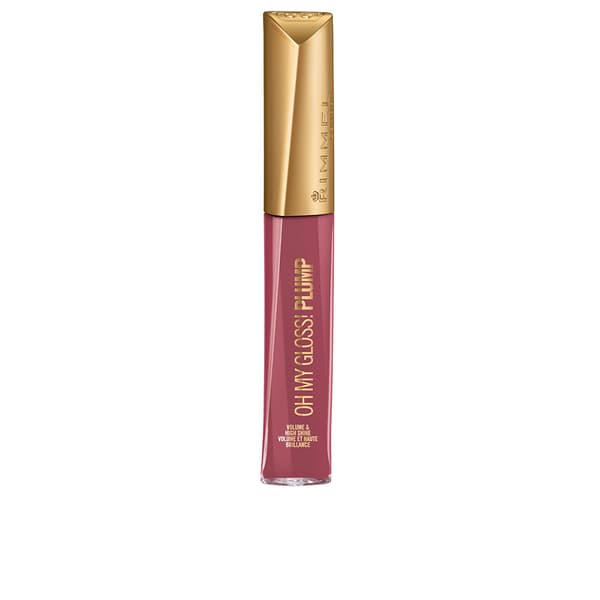 RIMMEL LONDON LIP GLOSS OH MY GLOSS! PLUMP lip gloss #211-Mauve Mama 7 ml