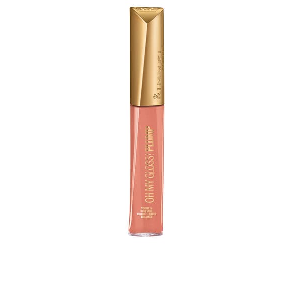 RIMMEL LONDON LIP GLOSS OH MY GLOSS! PLUMP lip gloss #531-Peach Pie 7 ml
