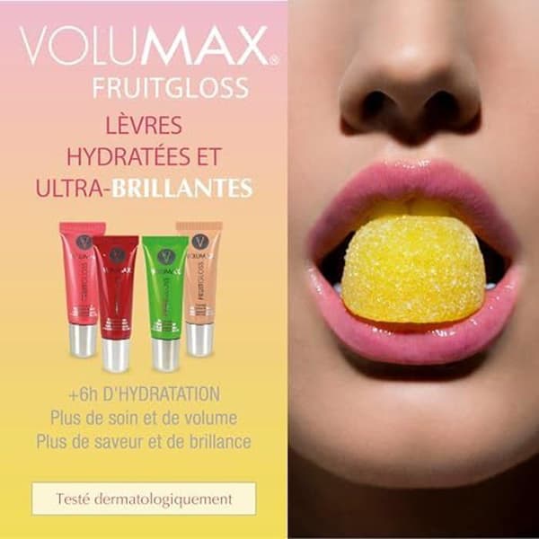 Glans - VOLUMAX - Fruktglans - Maximal återfuktning - Intensiv glans - Långvarig komfort