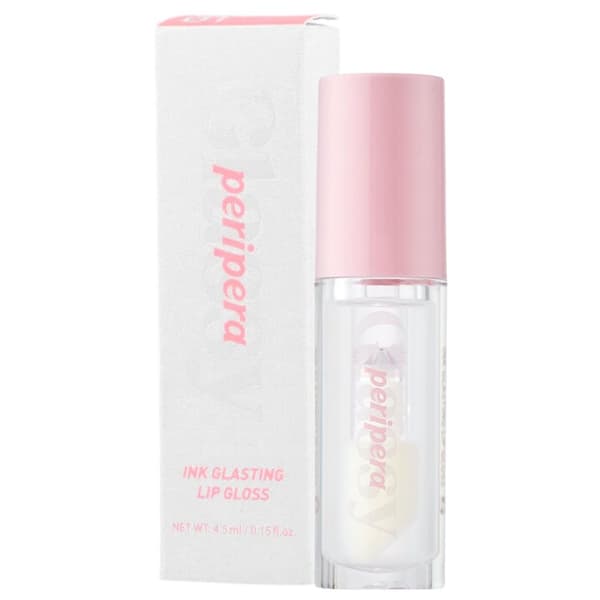 Peripera INK GLASTING LIP GLOSS 001 CLEAR 4,5 ml - transparent läppglans