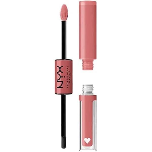 NYX Professional Makeup Shine Loud Lip Gloss, Intensivt Pigmented, Double Ended Läppstift och Gloss, Långvarig glans
