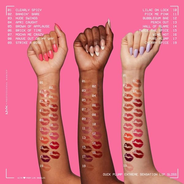 NYX Professional Makeup Plumping Lip Lacquer, Intens Färg, Mycket Pigmenterad, Ultra-Shine Finish, Med olja
