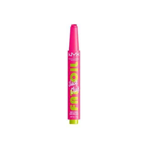 NYX Professional Makeup Fat Oil Slick Click - shiny lip balm - #thriving (flamingo pink) (08) - high shine
