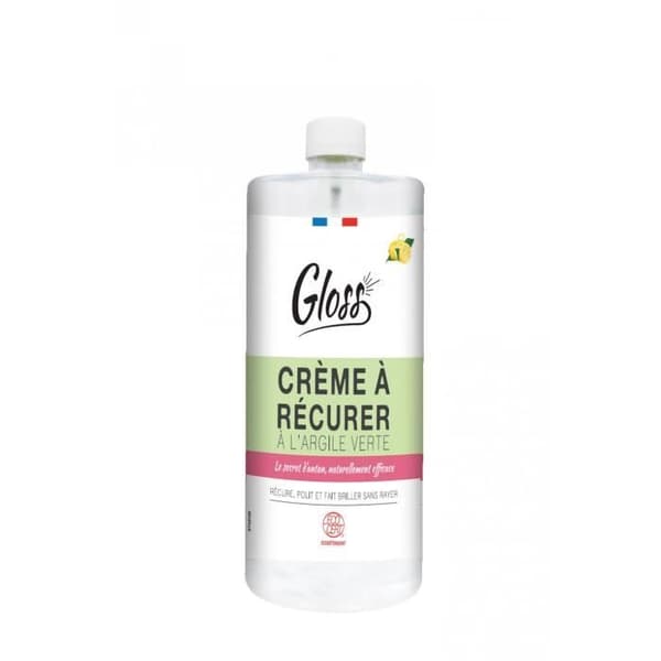 GLOSS GRÖN LERA RENGÖRINGSKRÄM 500ML ECOCERT