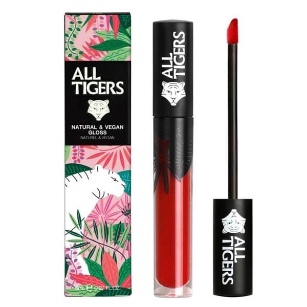 All Tigers Gloss Naturel &amp; Vegan 818 Rouge Glossy - Bygg ditt imperium 8ml