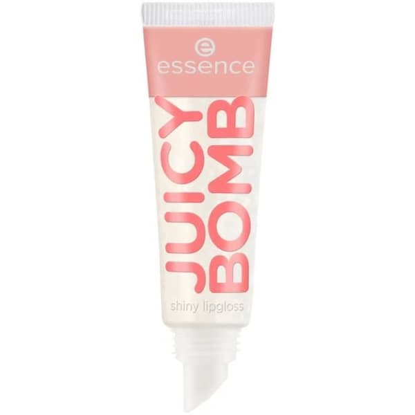 Läppglans - ESSENCE - Juicy Bomb Shiny Lipgloss - 101 Lovely Litchi - Ultrablank - Vegansk