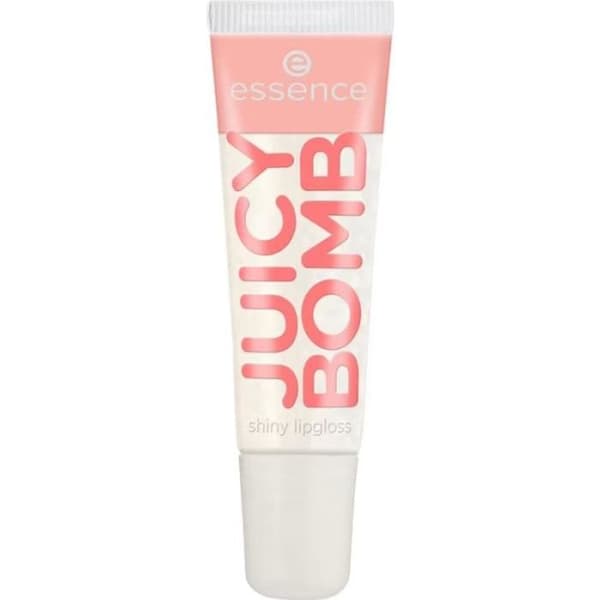 Läppglans - ESSENCE - Juicy Bomb Shiny Lipgloss - 101 Lovely Litchi - Ultrablank - Vegansk