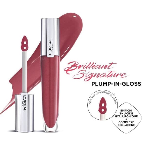 L'OREAL PARIS Brilliant Signature Lip Gloss Volume Effect - 404 I Assert