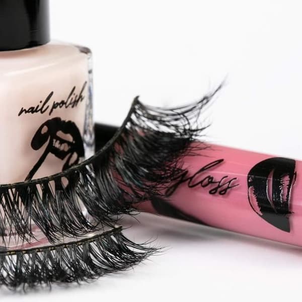 Kit för smink Jolly Dim Makeup Set 2 - Matt läppglans duo smutsig rosa 2
