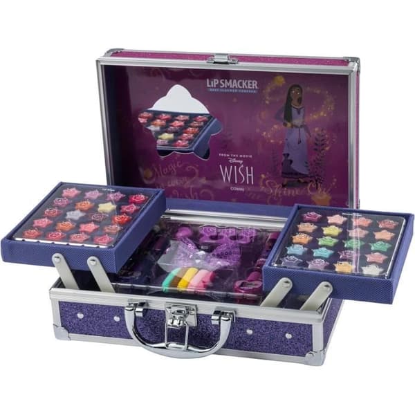 Makeupväska - Lip Smacker - Wish - 50 delar - Färgpaletter - Inkluderade tillbehör