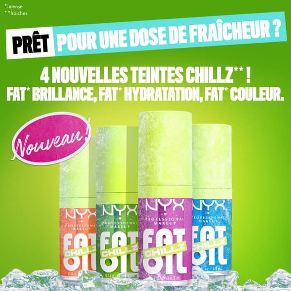 NYX Professional Makeup FAT OIL Gloss KIWI FREEZIE
