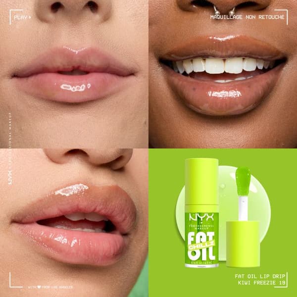 NYX Professional Makeup FAT OIL Gloss KIWI FREEZIE