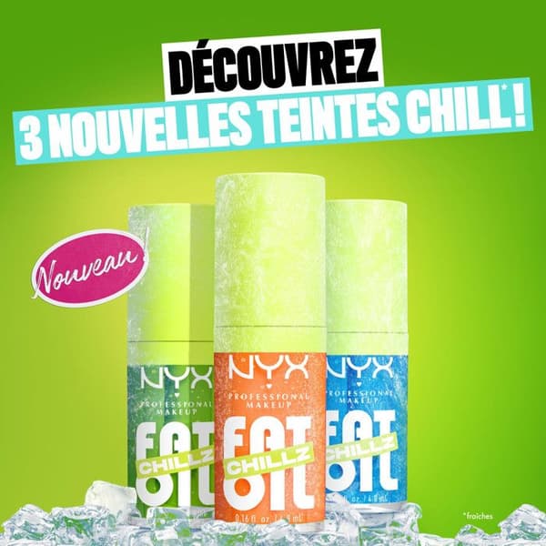 NYX Professionell Makeup FAT OIL Gloss POLAR PEPPERMINT