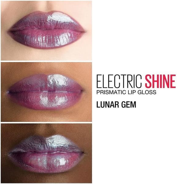 Maybelline GLOSS ELECTRIC SHINE Prismatic Läppstift Lunar Gem Violet