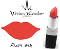 Miniatyrbild 4 av 4: Vivien Kondor Vegan Friendly Cruelty Free MATTE Lipstick - Plum
