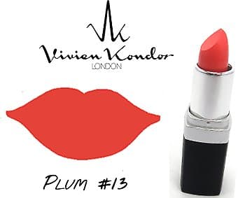Vivien Kondor Vegan Friendly Cruelty Free MATTE Lipstick - Plum