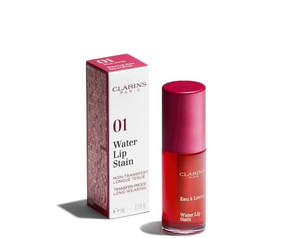 Clarins Water Lip Stain - Dame - 7 ml #01 Rose Water