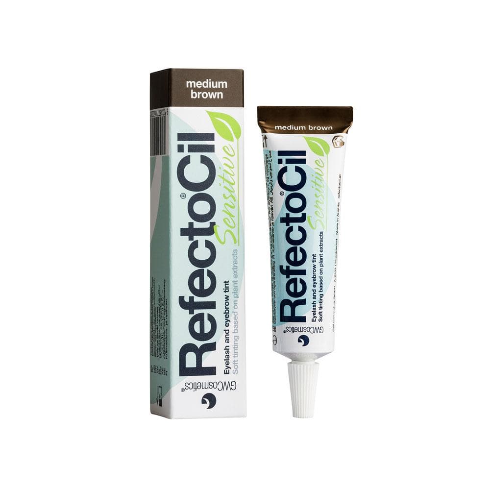 REFECTOCIL_Sensitive Eyelash And Eyebrow Tint henna do brwi i rzęs Medium Brown 15ml