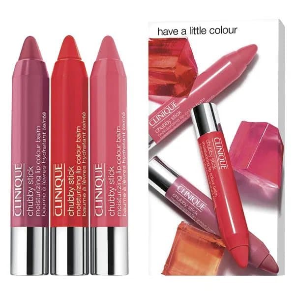 Clinique Have A Little Colour Chubby Sticks x 3 pack läppbalsam