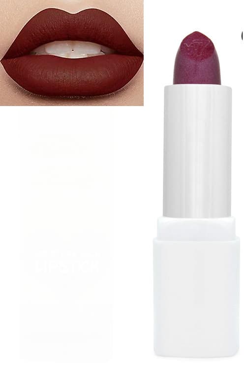 W7 Very Vegan Moisture Rich Lipstick - Peaceful Plum