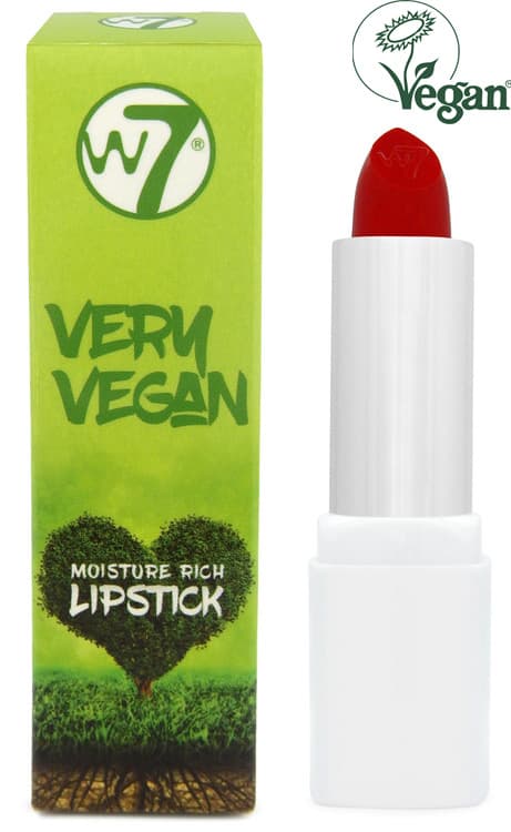W7 VERY VEGAN Moisture Rich Lipstick-Purest Poppy