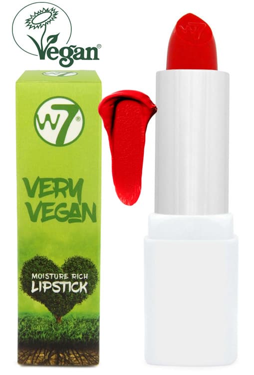 W7 Very Vegan Moisture Rich Lipstick-Righteous Red