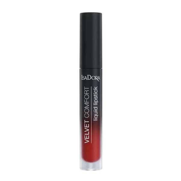 IsaDora IsaDora Velvet Comfort Liquid Lipstick 66 Ravish Red - Läppstift