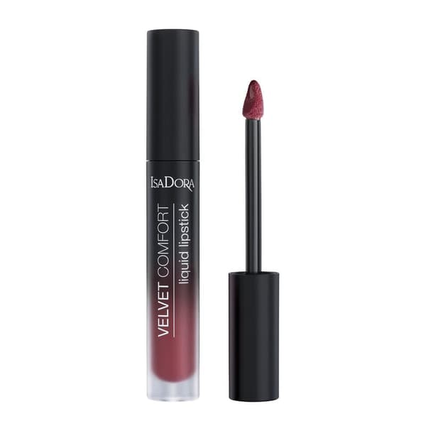 IsaDora IsaDora Velvet Comfort Liquid Lipstick 62 Red Plum - Läppstift