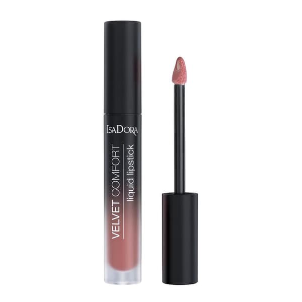 IsaDora IsaDora Velvet Comfort Liquid Lipstick 52 Coral Rose - Läppstift