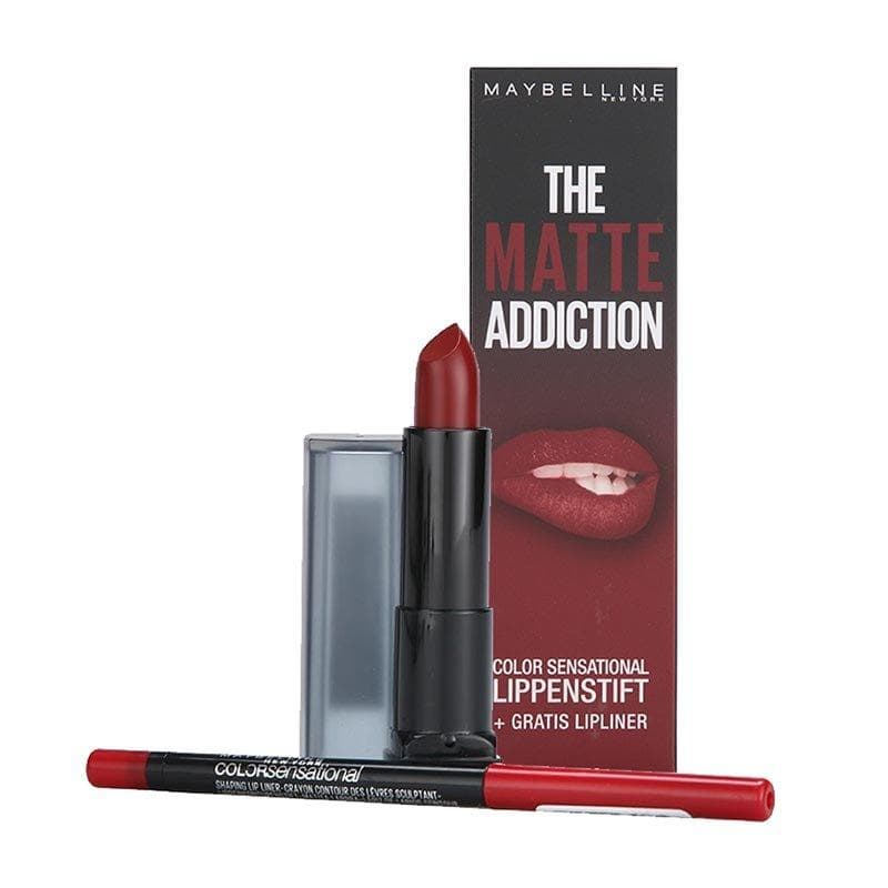 Maybelline The Matte Lip Kits -05 Cruel Ruby+90 Brick Red