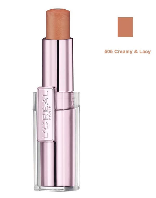 L'Oreal Rouge Caresse Lipstick - 505 Creamy & Lacy