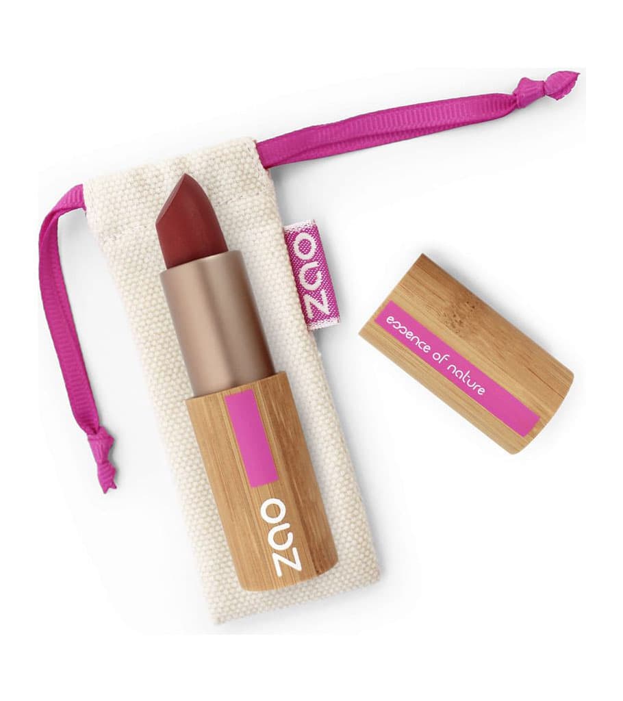 ZAO, Ekologiskt Matt Läppstift 465 Dark Red, 3,5 g