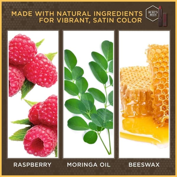 Burt's Bees 100% Natural Moisture Satin Lipstick-Brimming Berry