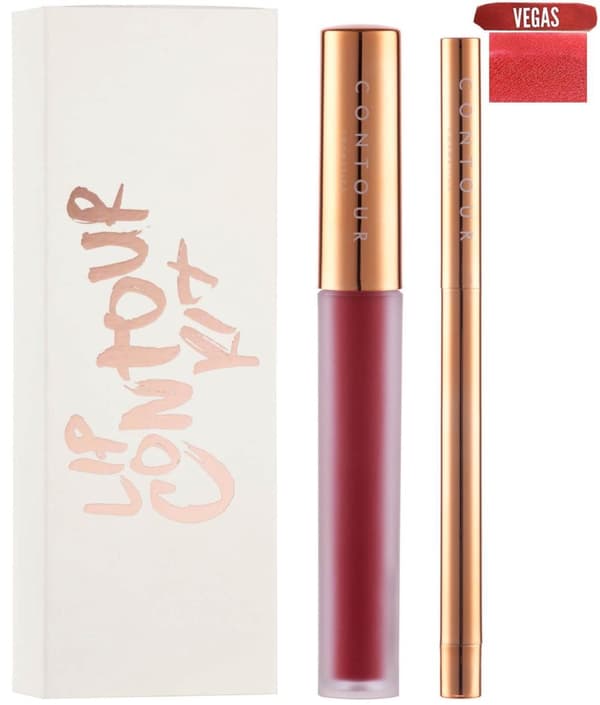 Contour Cosmetics LipKit - Liner & Matte Liquid Lipstick-Vegas