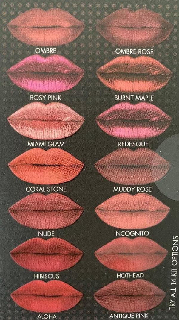 Bellapierre Kiss Transfer-Proof Lip Collection Liquid Lipstick Kit - Muddy rose