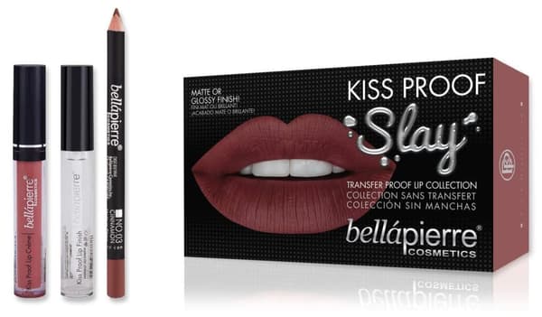 Bellapierre Kiss Transfer-Proof Lip Collection Liquid Lipstick Kit - Muddy rose