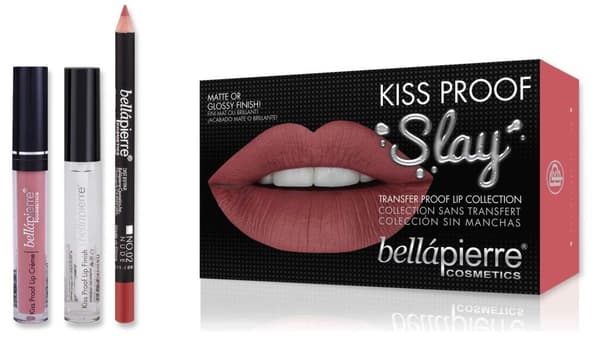 Bellapierre Kiss Transfer-Proof Liquid Lipstick Kit - Nude