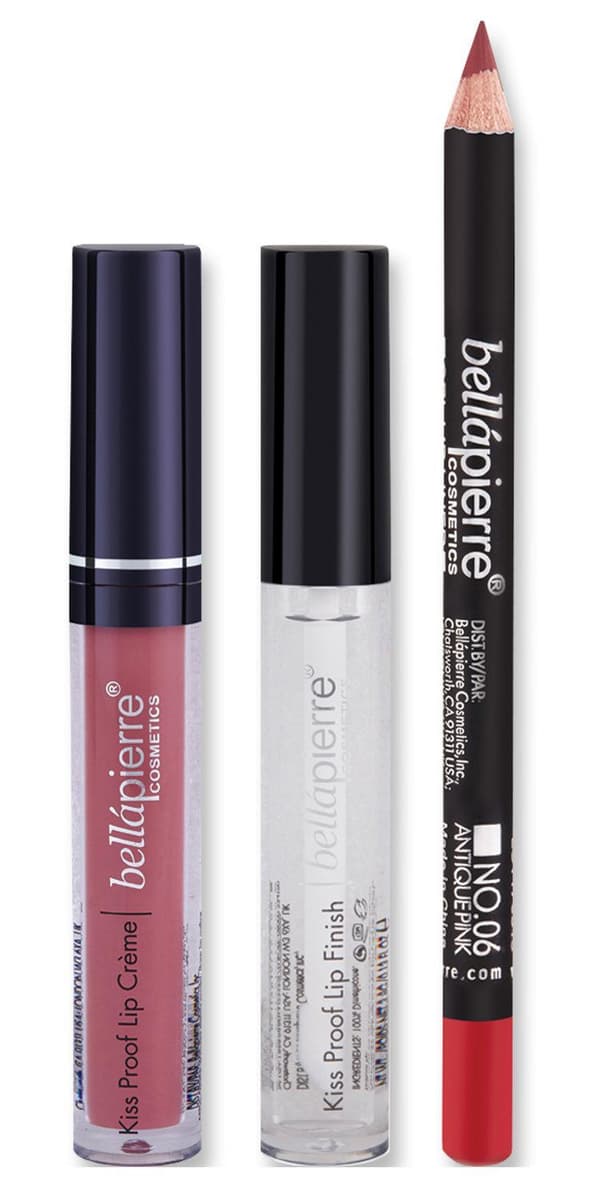 Bellapierre Transfer-Proof Liquid Lipstick Kit-Antik Pink