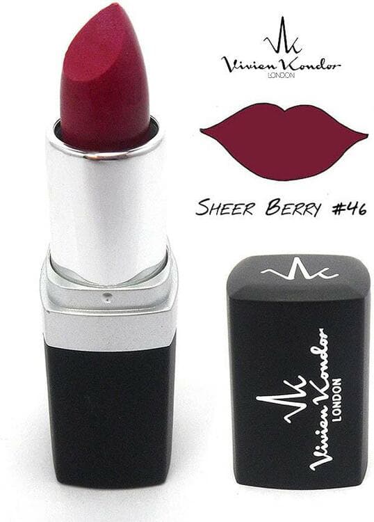 Vivien Kondor Vegan Cruelty Free MATTE Lipstick-Sheer Berry