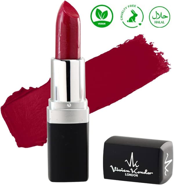 Vivien Kondor Vegan Cruelty Free MATTE Lipstick-Sheer Berry