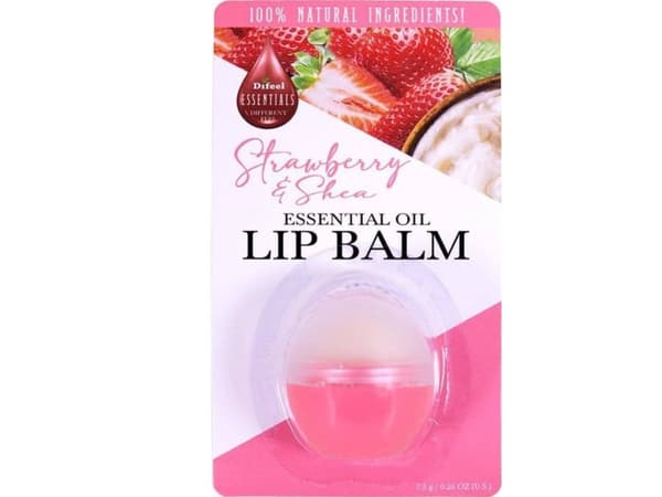 Difeel DIFEEL_Essential Oil Lip Balm lip balm with essential oils Strawberry & amp; Shea 7.5g