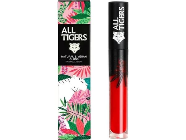 All Tigers All Tigers, Natural & Vegan, Natural, Shining, Lip Gloss, 816, Unleash The Tiger, 8 ml For Women